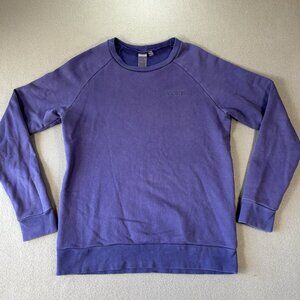 Oraki Womens Sweater M Purple Recycled Material Pullover Minimalist Eco Friendly
